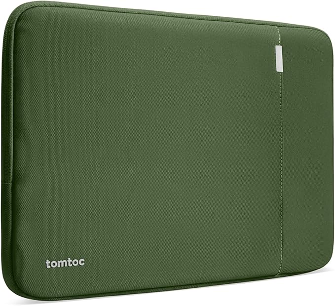 tomtoc 360° Protective Laptop Sleeve for 16-inch MacBook Pro M5 Pro/Max (2026) A3428 A3429, M4/M3/M2/M1 A3403 A3186 A2991 A2780, Water-Resistant MacBook Case Bag with Accessory Pocket Fits Dell XPS 16