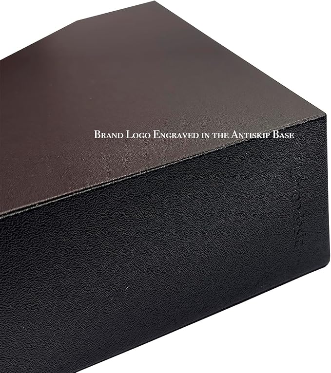 UnionBasic Magazine File Holder, Leatherette Desktop Document Organizer, Home Office Paper Holder File Storage Literature Sorter, Coffee