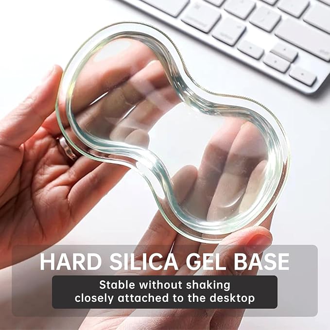 Mouse Pad with Wrist Rest, Soft Cloud Gel Keyboard Mouse Pad Set with Hand Wrist Support, Cute Non Slip Office Desk Accessories for Comfort/Pain Relief/Computer/Laptop (Green Cloud)