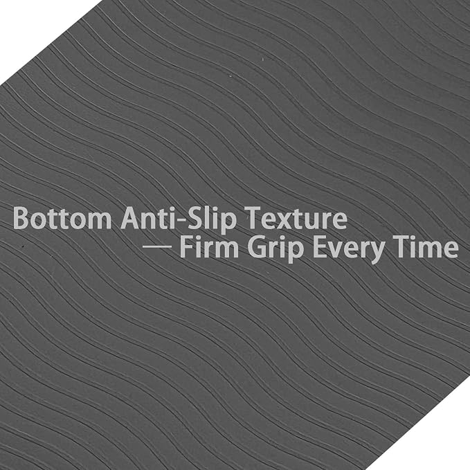 1" Extra Thick Anti Fatigue Kitchen Floor Mat Comfort Standing Mat 40'' x 17'', Office Standing Desk Mat, Kitchen Rug, Massage Points Comfort Mat, 140D PU Foam (Black)
