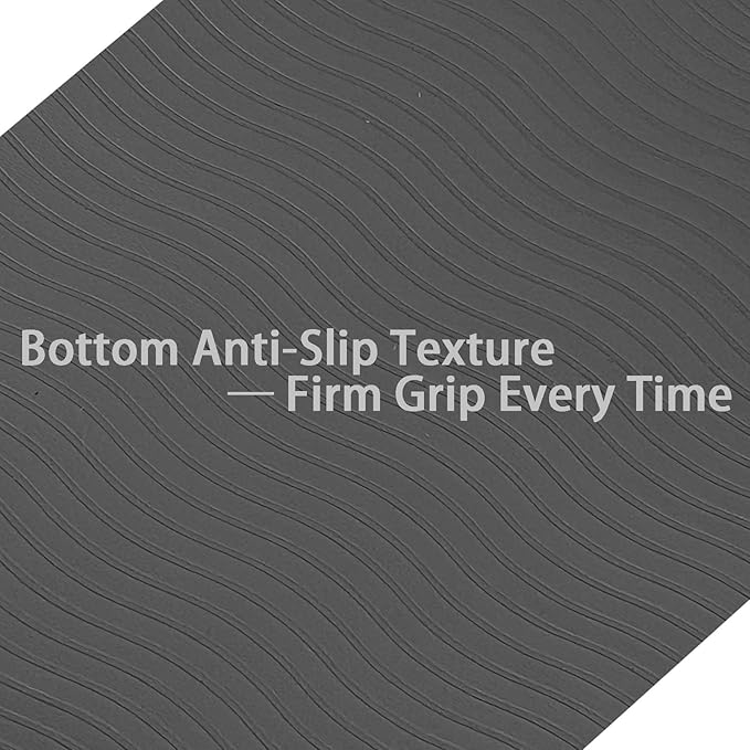 1" Extra Thick Anti Fatigue Kitchen Floor Mat Comfort Standing Mat 40'' x 20'', Office Standing Desk Mat, Kitchen Rug, Massage Points Comfort Mat, 140D PU Foam (Black)