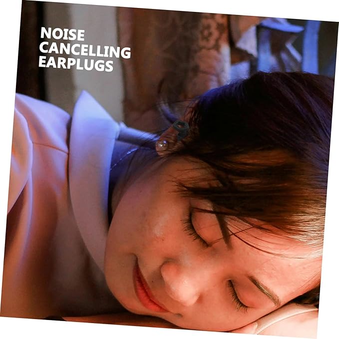 3 Pairs Silicone Noise Cancelling for Sleeping Concerts Travel Focus Reusable Sound Insulation Earbuds with Advanced Noise Reduction Compact Lightweight Design for Study Work