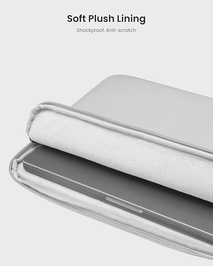 tomtoc Slim Laptop Sleeve for 16-inch MacBook Pro M5/M4/M3/M2/M1 Pro/Max 2026-2019, XPS 15 Surface Book 3 The New Blade 16, Recycled Water-Resistant Protective Laptop Case Bag