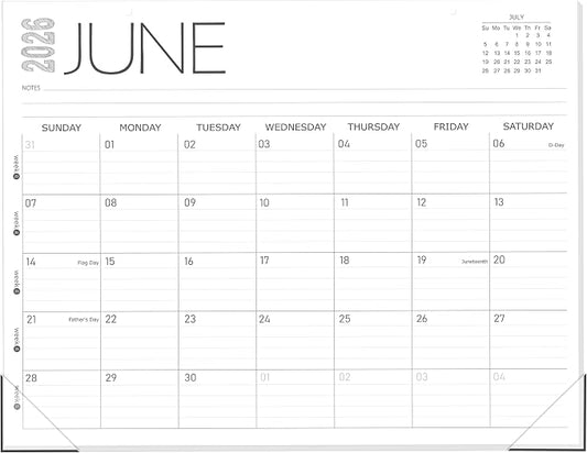 GuassLee Desk Calendar 2026, 12-Month Desk Calendar from June. 2026 to May. 2027, 14" X 11" Monthly Desk Planner, Table Desk Top Calendar with Thick Paper for Office Home Planning & Organizing