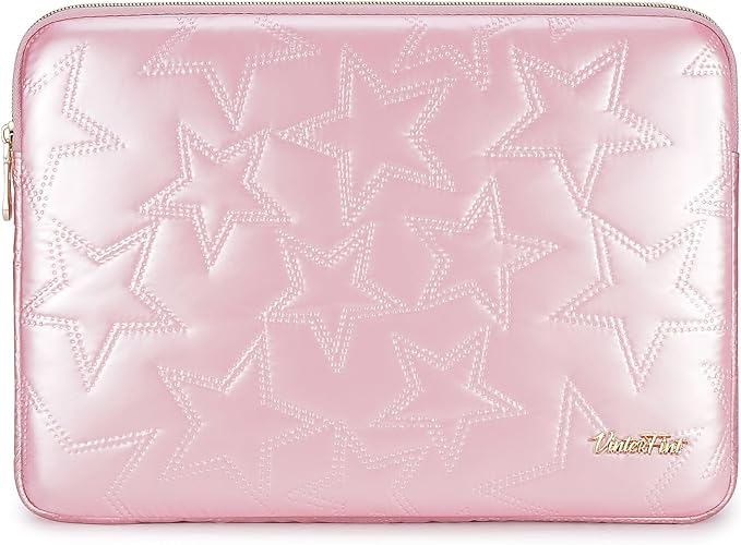13 inch Laptop Sleeve Case for 13" MacBook Air M5/M4, 13" MacBook Neo/Pro, 13" Surface Laptop 7, 13" Latitude 5350/7350, 13.4" XPS 13, 13" ThinkPad L13 Gen 5, HP Notebook Bag Cover, Pink