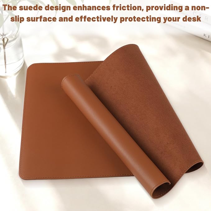 Leather Desk Mat, Desk Pad for Keyboard and Mouse Large Mouse Pads for Desk | Waterproof Desk Mat, Desk Matt for Desktop, Laptop Blotter, Keyboard Pad, Large Mouse Pad, Desk Essentials