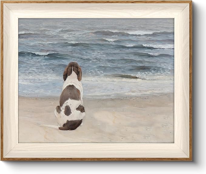 VIYYIEA Framed Canvas Wall Art XK1-BT-01,Grey,10x12 Inch