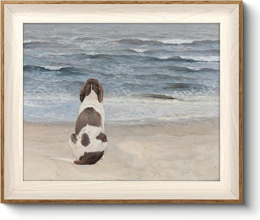 VIYYIEA Framed Canvas Wall Art XK1-BT-01,Grey,10x12 Inch