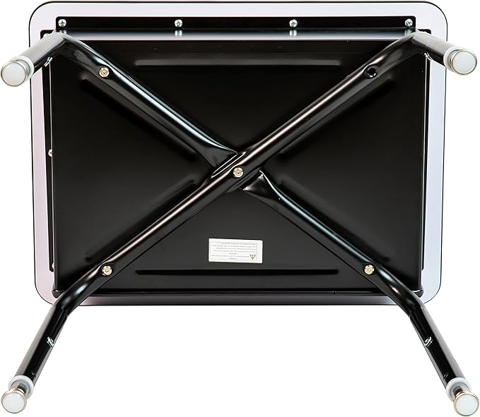Flash Furniture Billie Student Desk - Gray Open Front Metal School Desk - 24"W x 18"D Adjustable Height, Durable Desk for School or Remote Learning, Set of 5