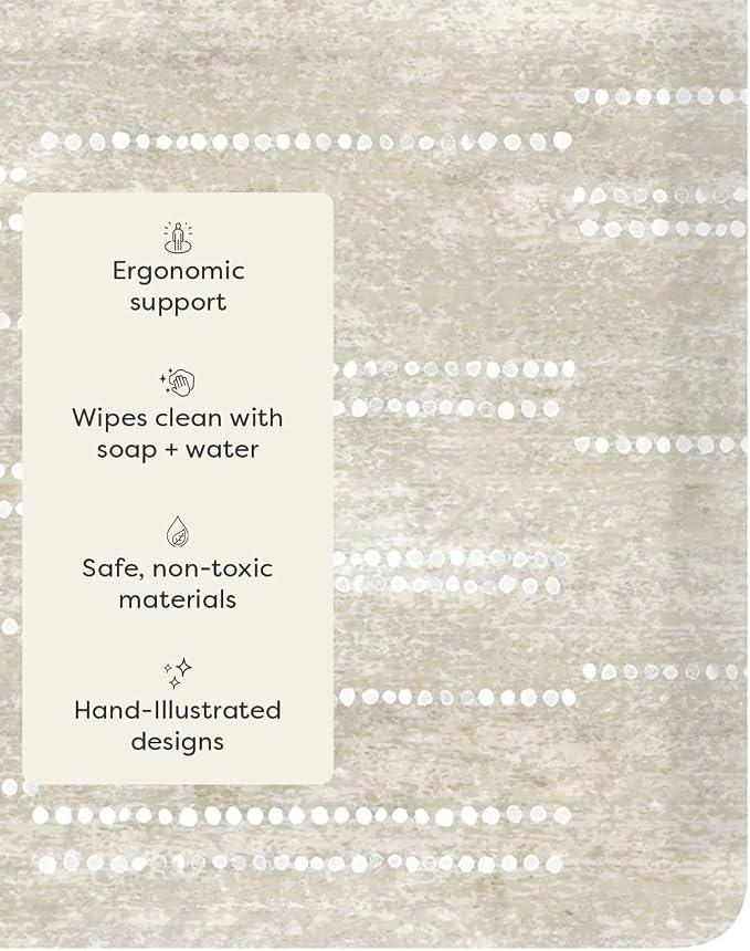House of Noa Nama Standing Mat – Anti-Fatigue Kitchen Mats for Floor, Cushioned & Non-Slip Kitchen Comfort Mat for Standing, Thick Foam Anti-Fatigue Mat for Kitchen & Workspaces, Aspen Reed 30" x 72"
