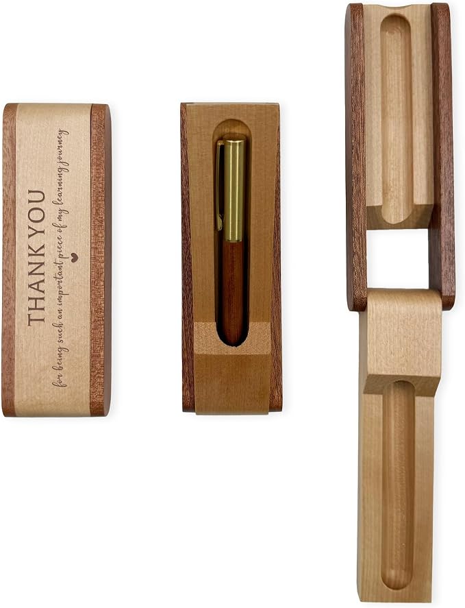 Teacher Appreciation Gifts for Women Men, End of Year Gifts for Teacher, Christmas Birthday Retirement Graduation Keepsake for Teacher from Students, Executive Ballpoint Pen Set Present