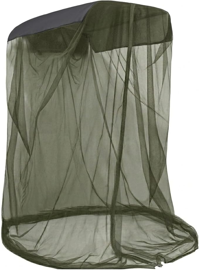 LUWOO 63" H Outdoor Sunshade Mosquito Net, Chair Tent for Outdoors with Waterproof Canopy and Zipper Opening, Fishing Mosquito Net for Fishing Enthusiasts (Military Green)