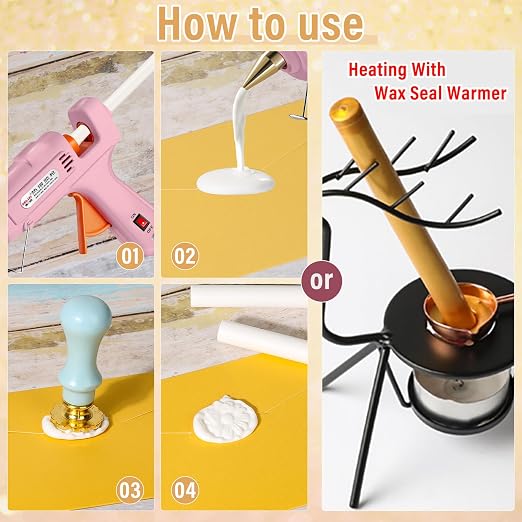 Paxcoo 20pcs Sealing Wax Sticks, Wax Seal Sticks, Glue Gun Sealing Wax Sticks for Wedding Invitations, Letter, Envelope, Cards and Crafts (White)