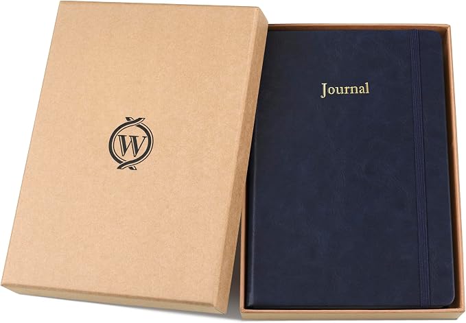 Wykeham's Executive 2026 Undated Daily Journal Planner – Customization Available (Royal Blue, 8.5"×5.5")