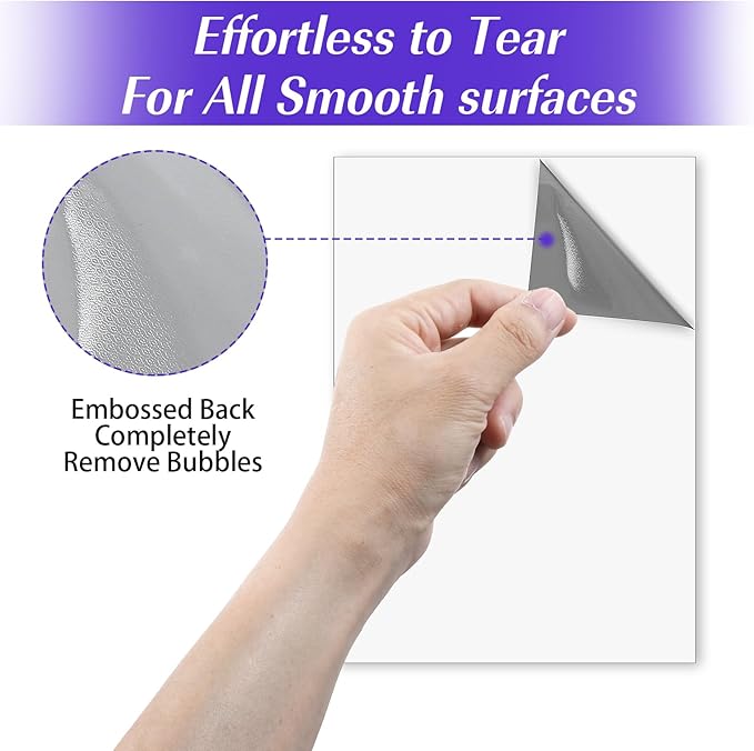 2 Pcs Dry Erase Board Sticker 8.3'' x 11.7'' Whiteboard Sticker Self-Stick Dry Erase Sheets Wallpaper Peel Stick New Stain Proof Dry Erase Stickers for Wall Desk Refrigerator Door Locker