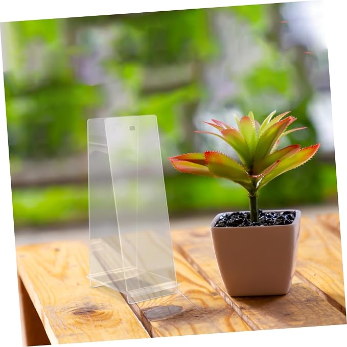 Transparent Acrylic Desk Calendar Stand Flip Calendar Holder Rack Stylish Compact Tabletop Calendar Display for Home Office Decor