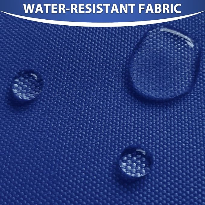 Waterproof Canvas Fabric by The Yard 58inch 600D Upholstery Material Polyester Fabric Outdoor Water Resistant Fabric for Sewing Chair Patio Cushion Purse Bag Interior, 6 Yard Royal Blue