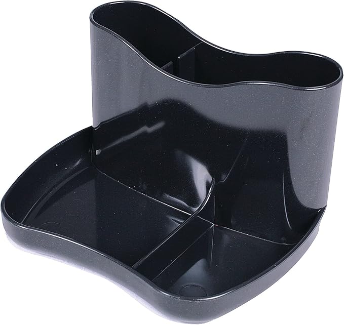 Q-Connect Executive Desk Tidy Black KF21704