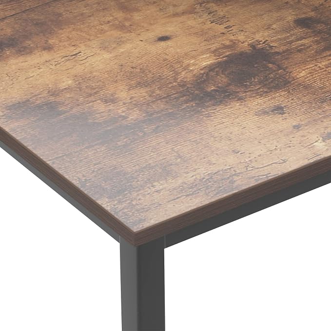 Need Office Computer Desk - 47 Inches Modern Simple Heavy Duty Working Study Table,Modern Simple PC Writing Table,Home Office Desk Rustic Brown&Black