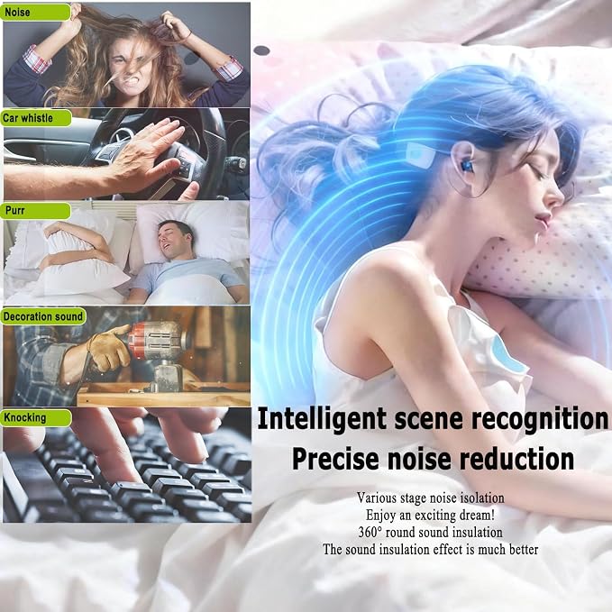 Silicone Ear Plugs, 45dB Noise Cancelling, Reusable Black Earplugs for Sleeping | 6 Replacement Tips Included, Noise Reduction for Snoring, Concerts, Airplane & Side Sleepers, Obsidian Black