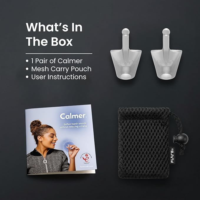 Flare Audio Calmer | Noise Reducing Ear Plugs Alternative | Silicone Reusable Ear Plugs for Noise Sensitivity, Focus and Travel | Ear Plugs for Noise Reduction (mini, Mint)