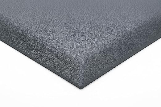 Guardian 24046001GY Soft Step Anti-Fatigue Floor Mat, Vinyl, 4'x60', Grey
