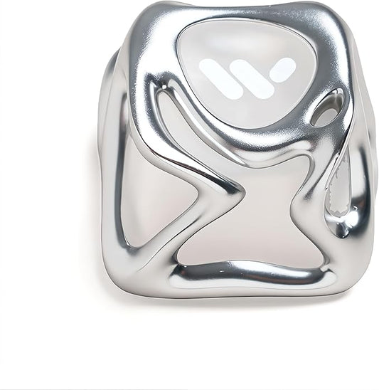 dagaladoo Clear keycaps,Translucent Keyboard keycap,Jelly Key Cap Set,Shine Through keycap，1U Keyboard Cap for Mx Switches Mechanical Keyboard(Metal,Gold)