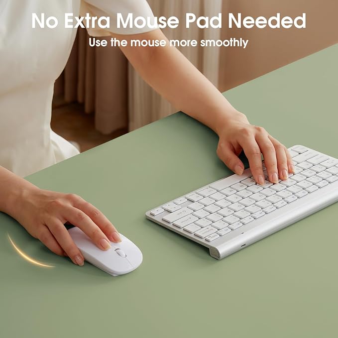 Leather Desk Pad Protector 23.6x13.7inch Non-Slip Large Gaming Mouse Pad Waterproof Desk Writing Pad Desk Blotter Laptop and Keyboard Mat for Office and Home(Green)