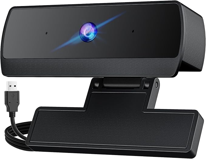 1080P HD Webcam, USB Plug & Play Computer Camera, Auto Low-Light Streaming Camera, Noise-Canceling Microphone Web cam - for Video on Laptop & Desktop