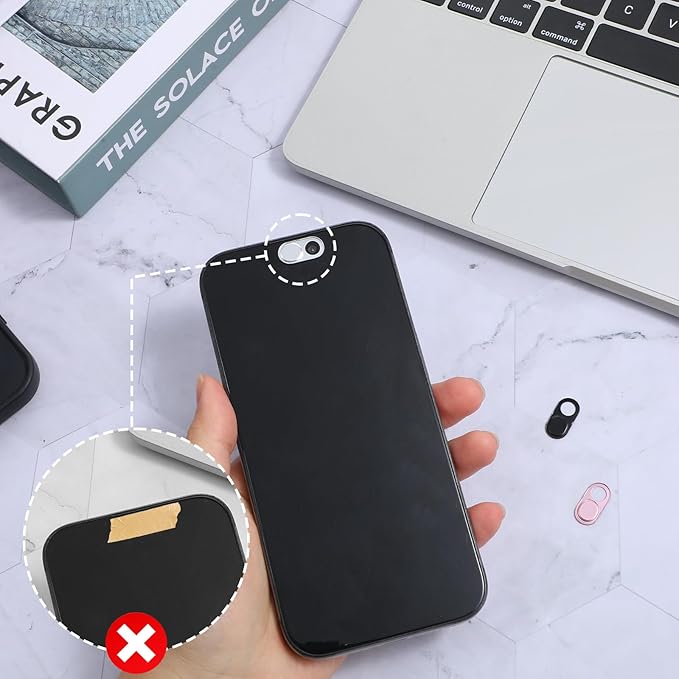 3 Pcs Laptop Camera Cover Slide, Ultra-Thin Metal Camera Cover, Webcam Covers Slide, Protect Your Privacy Security, Cameras Covers for Desktop Tablet Pad