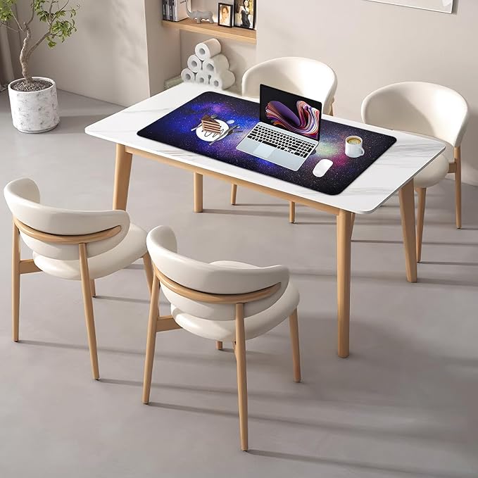 Desk Mat, Desk Pad Dual Sided Desktop Mat for Office and Home,Desk Organization and Accessories - Ideal for Large Mouse Pad and Desk Mats on Top of Desks (Solar System 31.5"x 15.7")