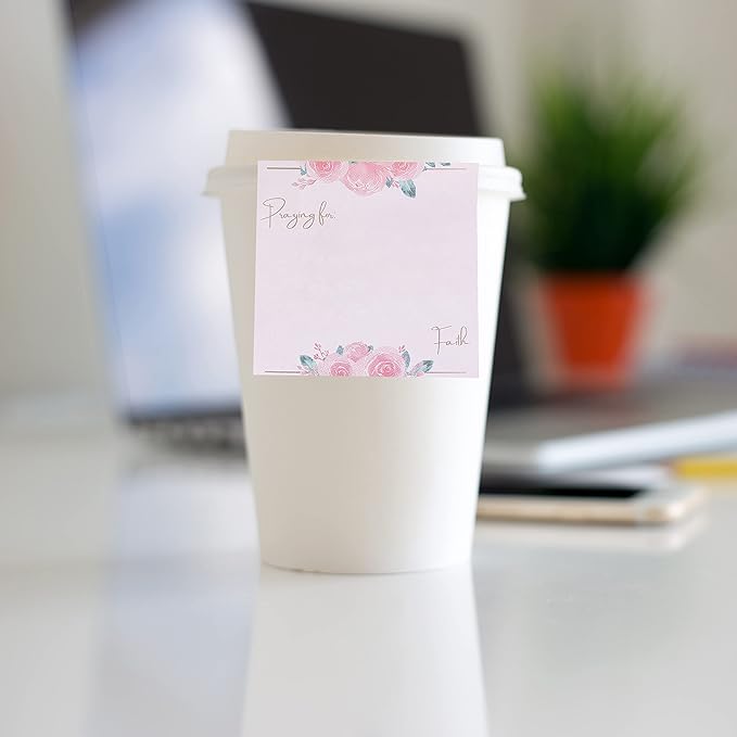 Mr. Pen- Floral Sticky Notes, 3'x3', 12 Pads, Aesthetic Colorful Sticky Notes in Bulk, Stocky Notes for Bible Journaling