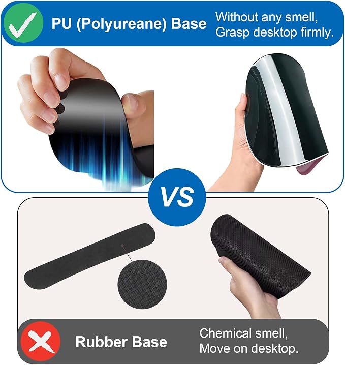 Mouse Pad with Keyboard Wrist Rest,Ergonomic Mouse Pad Wrist Support PU Base with Coaster,Mousepad with Nonslip Base for Computer Laptop Keyboard Home&Office