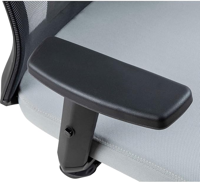 Global Industrial Mesh Task Chair with Seat Slider, Fabric, Gray