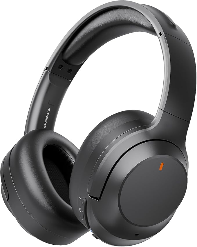 Upgraded Pro‑level Hybrid Active Noise Cancelling Headphones, HD Sound & Big Bass, 2X Softer Comfort, Long ANC Playtime, Wireless Over-Ear Bluetooth Headphones Perfect for Home Office|Travel|Pair
