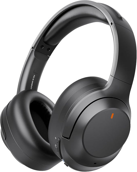 Upgraded Pro‑level Hybrid Active Noise Cancelling Headphones, HD Sound & Big Bass, 2X Softer Comfort, Long ANC Playtime, Wireless Over-Ear Bluetooth Headphones Perfect for Home Office|Travel|Pair