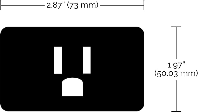 Satco S11266 Starfish On/Off WiFi Smart Plug Outlet, Works with Siri, Alexa, Google Assistant, SmartThings, White