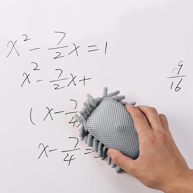 Mr. Pen- Magnetic Microfiber Shag Whiteboard Erasers, 4" x 6", 4 Pack, Dual Surface, Washable Large Dry Erase Board Cleaner for Chalk, Marker, Classroom, Office, Home