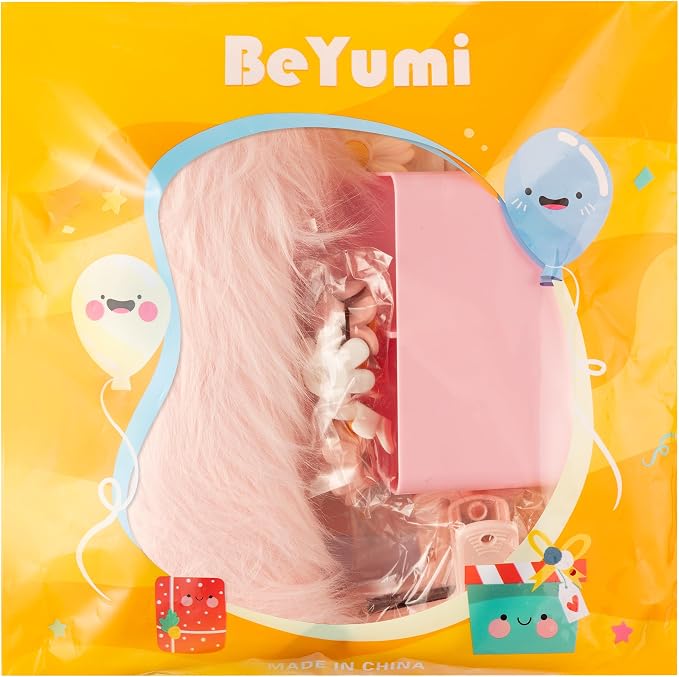 BeYumi Pink Locker Accessories Kit - Back to School Pink Daisy Locker Organizer Decoration Supplies for Kid Magnetic Wallpaper Pen Holder Whiteboard Marker Mirror Magnets Rug Classroom Accessories Kit