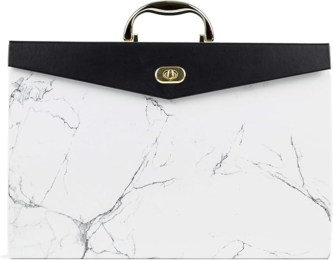 U Brands Fashion Expanding File Folder, Legal Size, 19 Pocket
