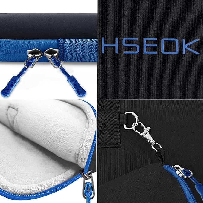 Hseok Laptop Sleeve 13.3-14 inch Case with Small Pouch, Neoprene Computer Bag Compatible with MacBook Neo/Pro 14 M5/M4/M3/M2/M1, Mac Air/Pro 13.3, XPS 14 and Most 13-14 inch Notebooks,B01K03