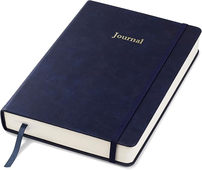 Wykeham's Executive 2026 Undated Daily Journal Planner – Customization Available (Royal Blue, 8.5"×5.5")