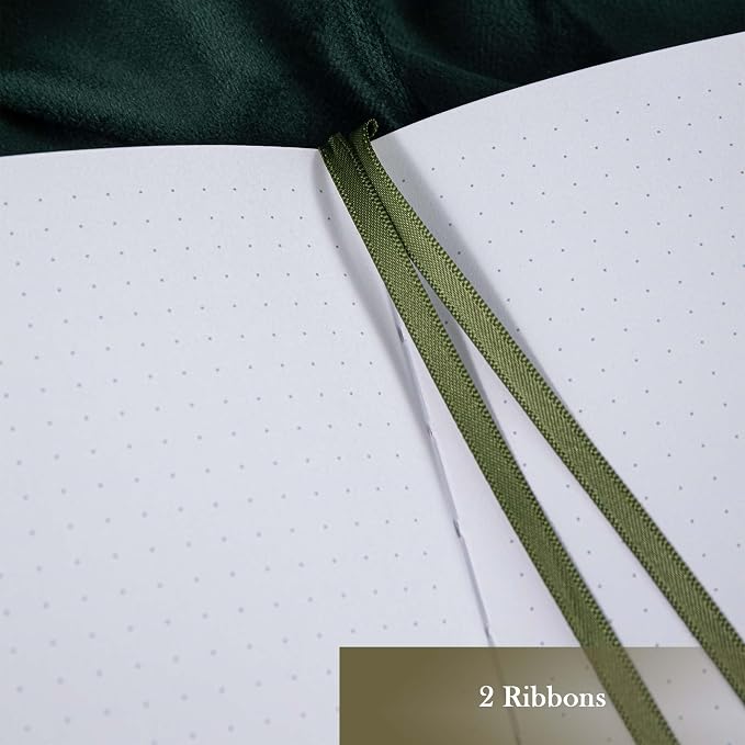 MGGAO Bullet Dotted Journal, No Bleed Thick 160gsm Dotted Journal, A5 Dot Notebook, 5.8 X 8.2 IN, Hardcover Notebooks for Personal Organizers