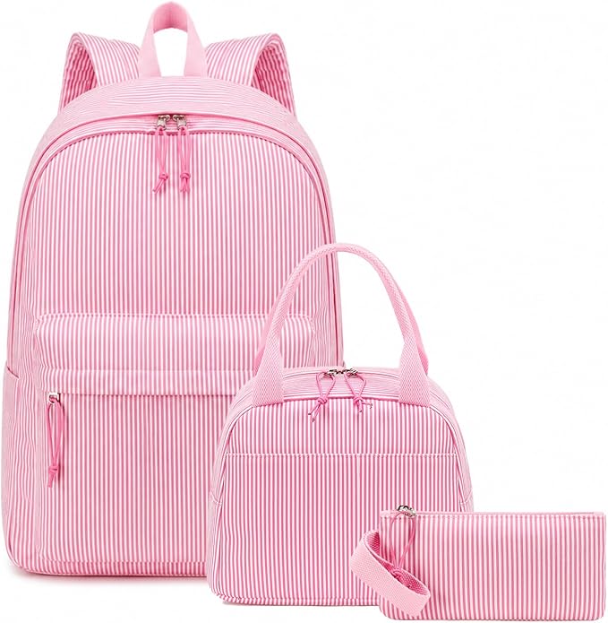 BTOOP School Backpacks for Teen Girls Bookbags Lightweight Kids Backpack School Bags Set with Lunch Box Pencil Case
