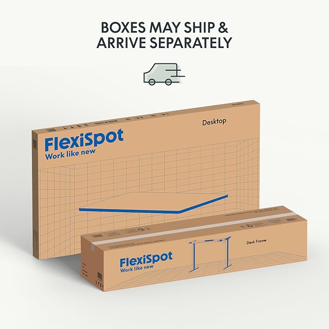 FLEXISPOT E6 Bamboo 3-Stage Dual Motor Electric Standing Desk 72 x 30 Sit Stand Up Desk, Holds 220 lbs, Adjustable Height w/Memory Presets, Solid Walnut Bamboo Desktop & Black Frame, Ships in 2 Boxes