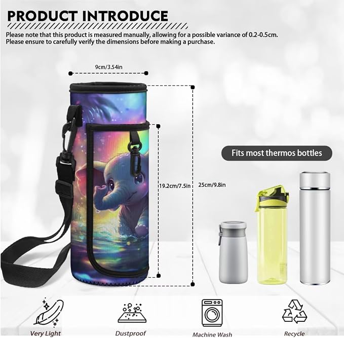 Doojoayie Elephant Backpack for School Kids Bookbag with Lunch Box 3D Animals Print Backpack for Girls Aesthetic Kindergarten Back to School Gifts Bags for Student Large Capacity Back Pack