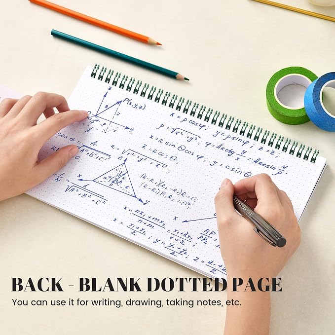 Weekly Planner 2026-2027 - 11.2" x 6.3", Dark Green Spiral Bound, Thick Paper for Smooth Writing, Portable Size for Students, Teachers & Office Workers, 55 Weeks