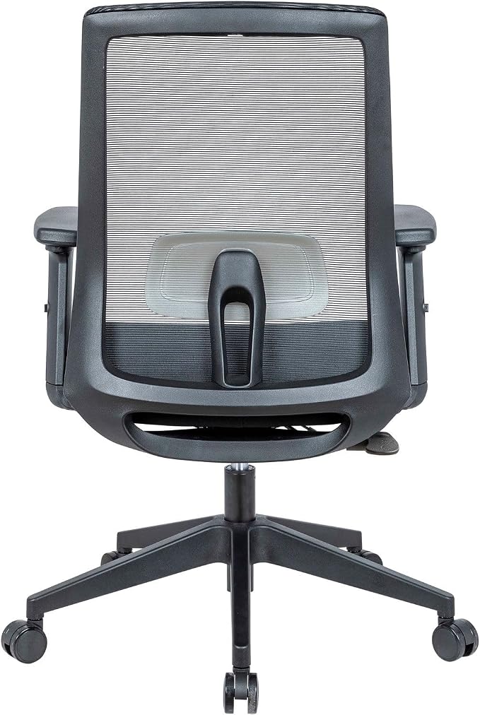 Global Industrial Mesh Task Chair with Seat Slider, Fabric, Black