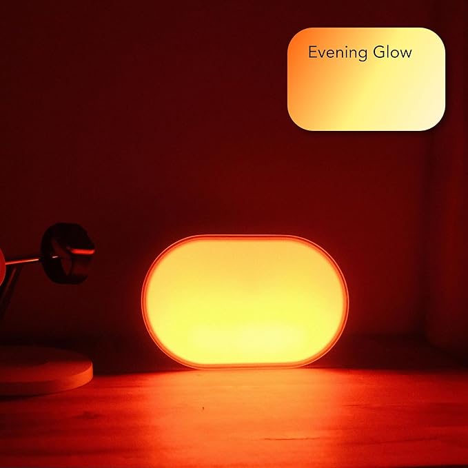 LIFX Luna Smart Lamp, 1000 LM Wi-Fi & Matter 1.3 Compatible, Alexa & Apple HomeKit Compatible, Plug-In Bedside Table Lamp & Wall-Mount, Color Changing Wall Wash, Sunrise/Sunset Effect, No Hub Required