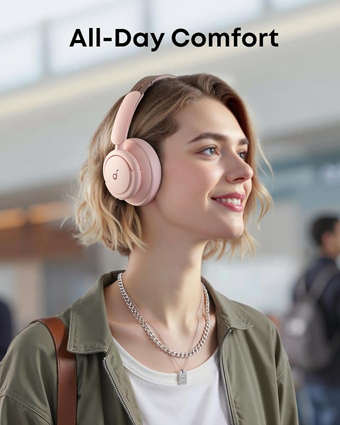 soundcore Life Q30 by Anker, Hybrid Active Noise Cancelling Headphones with Multiple Modes, Hi-Res Sound, Custom EQ via App, 50H Playtime, Comfortable Fit, Bluetooth, Multipoint Connection